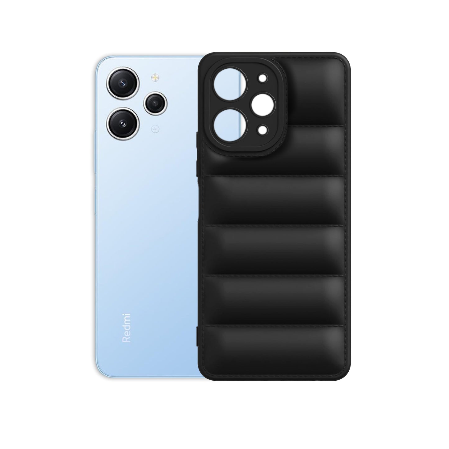 Puffer Back Cover for Redmi 12 4G