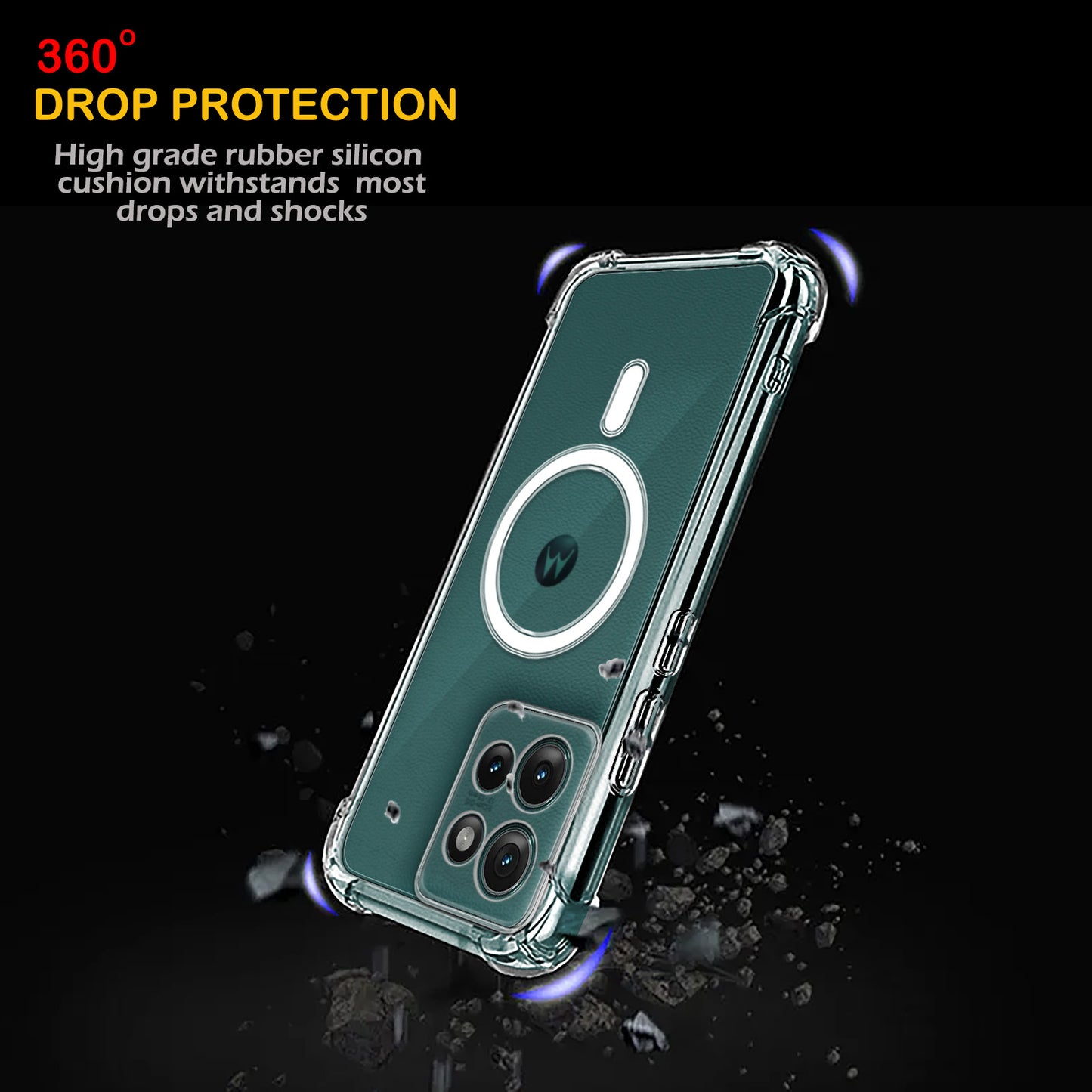 Magsafe Back Cover for Motorola Moto Edge 50