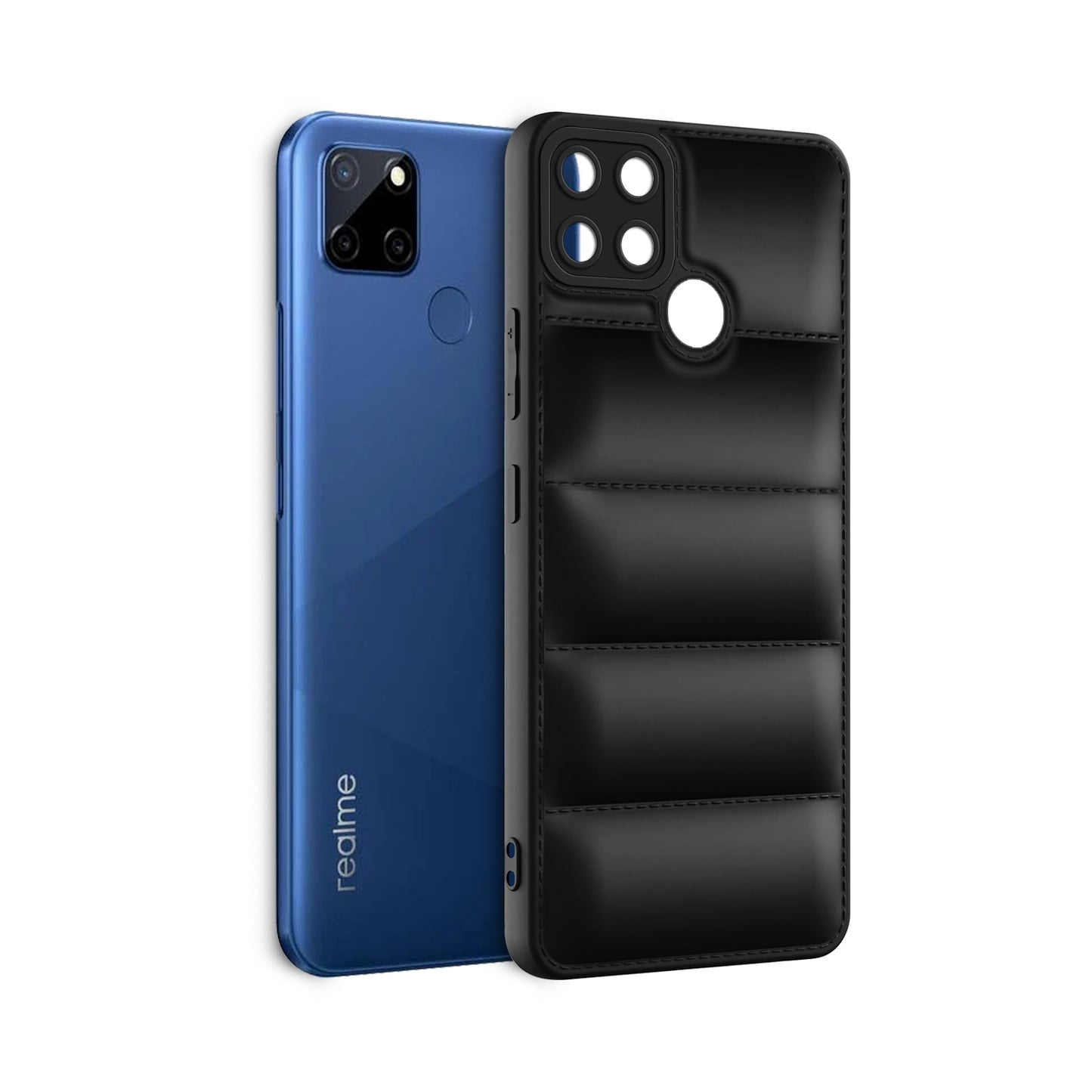 Puffer Back Cover for Realme C12