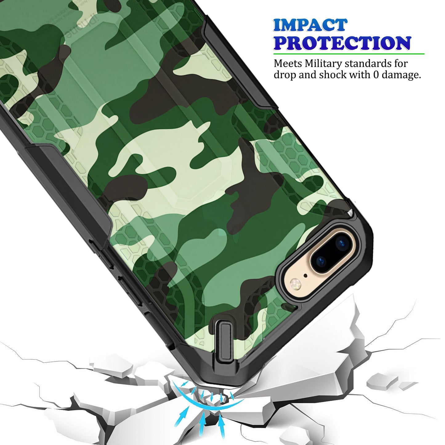 Heavy Duty Honey Comb Design For Apple iPhone 8 Plus