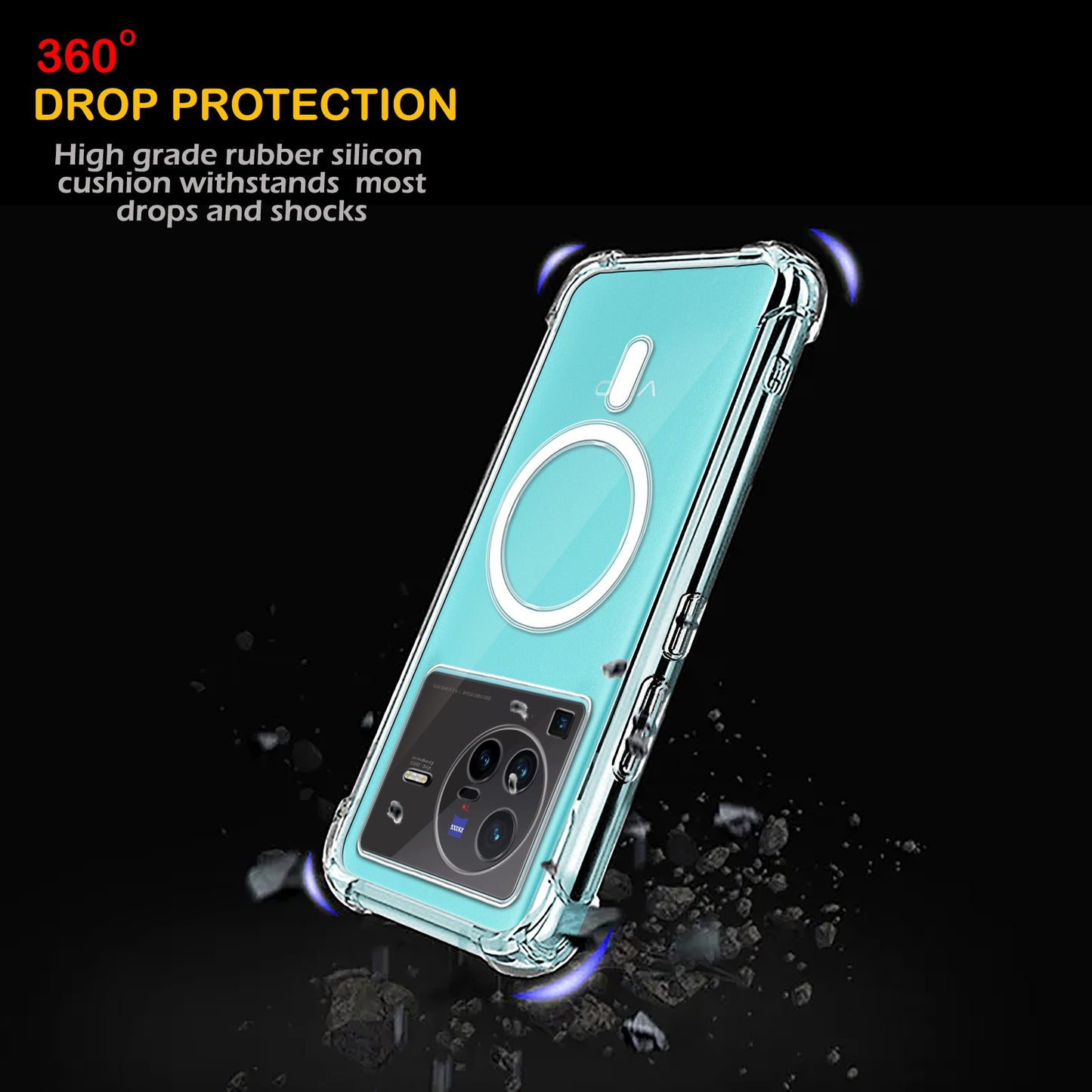 Magsafe Back Cover for Vivo X80 Pro