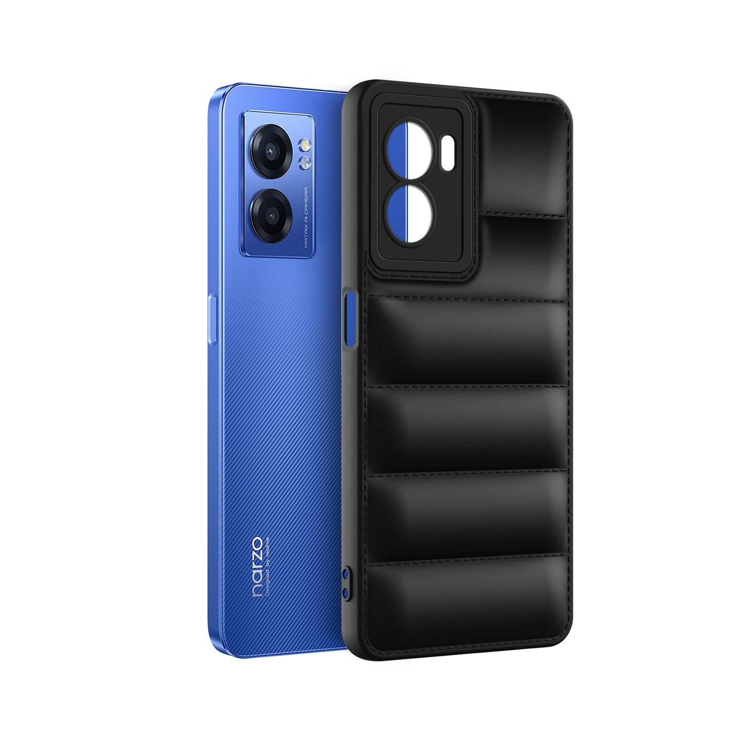 Puffer Back Cover for Realme Narzo 50 5G