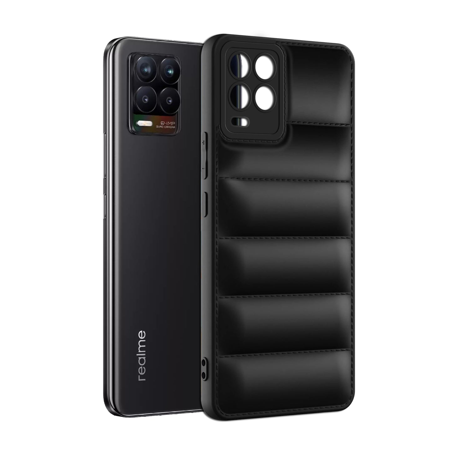 Puffer Back Cover for Realme 8 4G