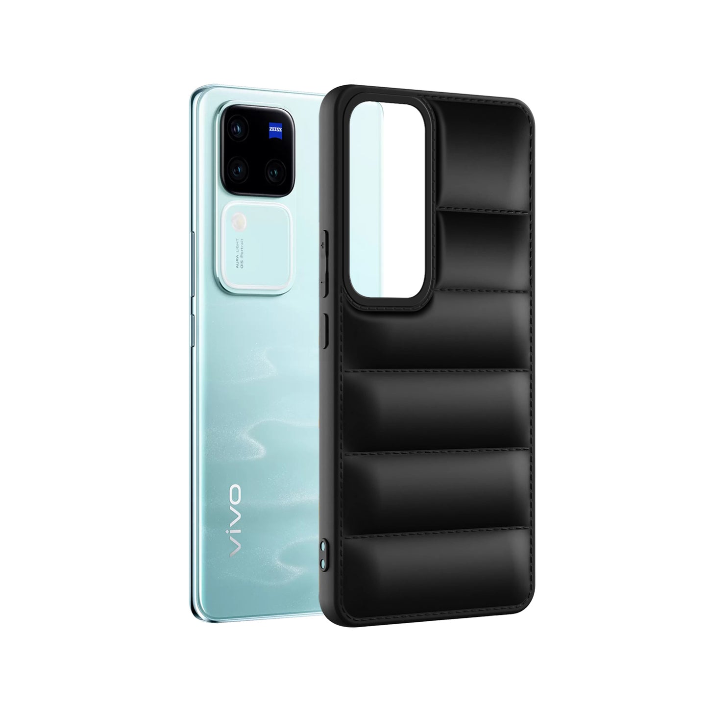 Puffer Back Cover for Vivo V30 Pro