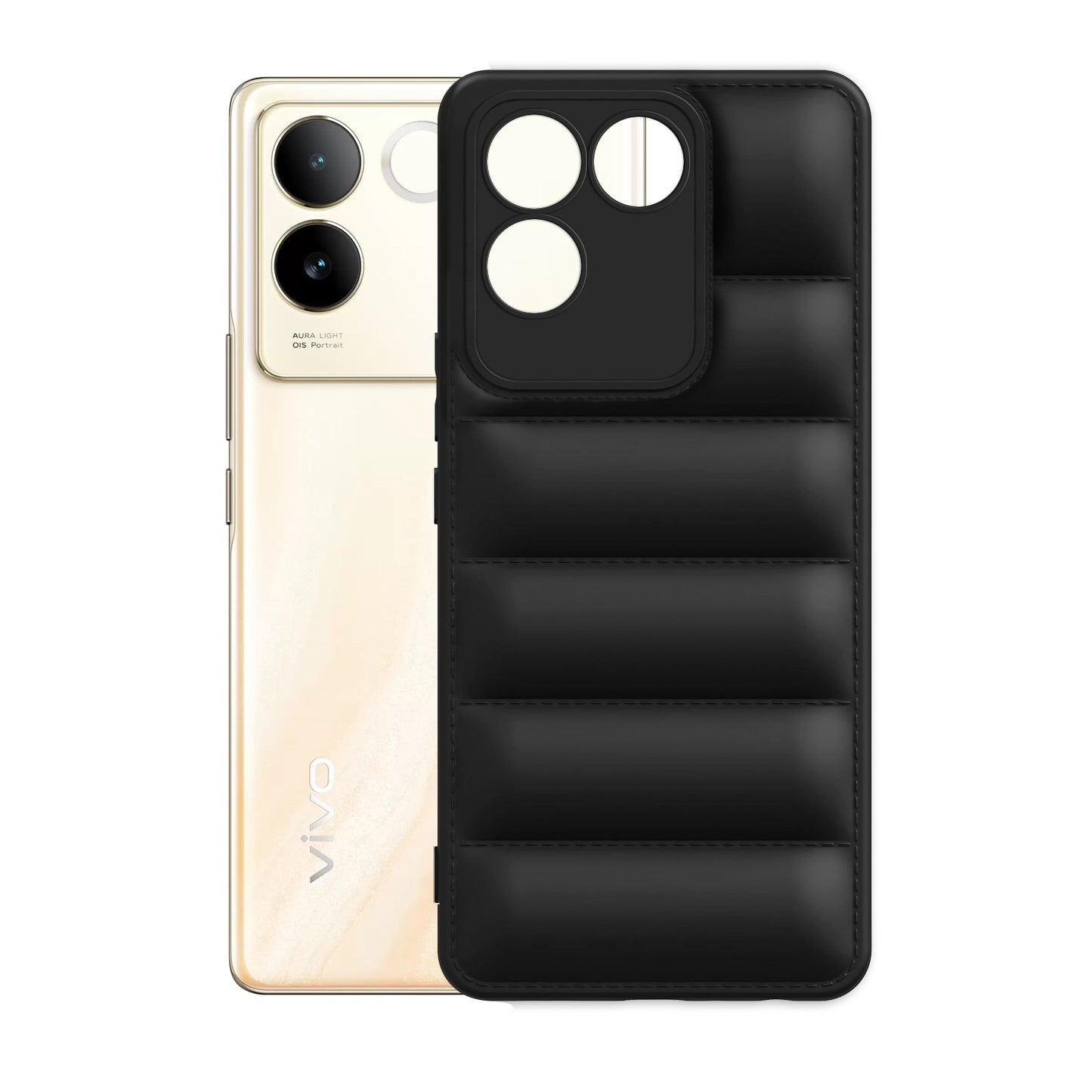 Puffer Back Cover for Vivo T2 Pro