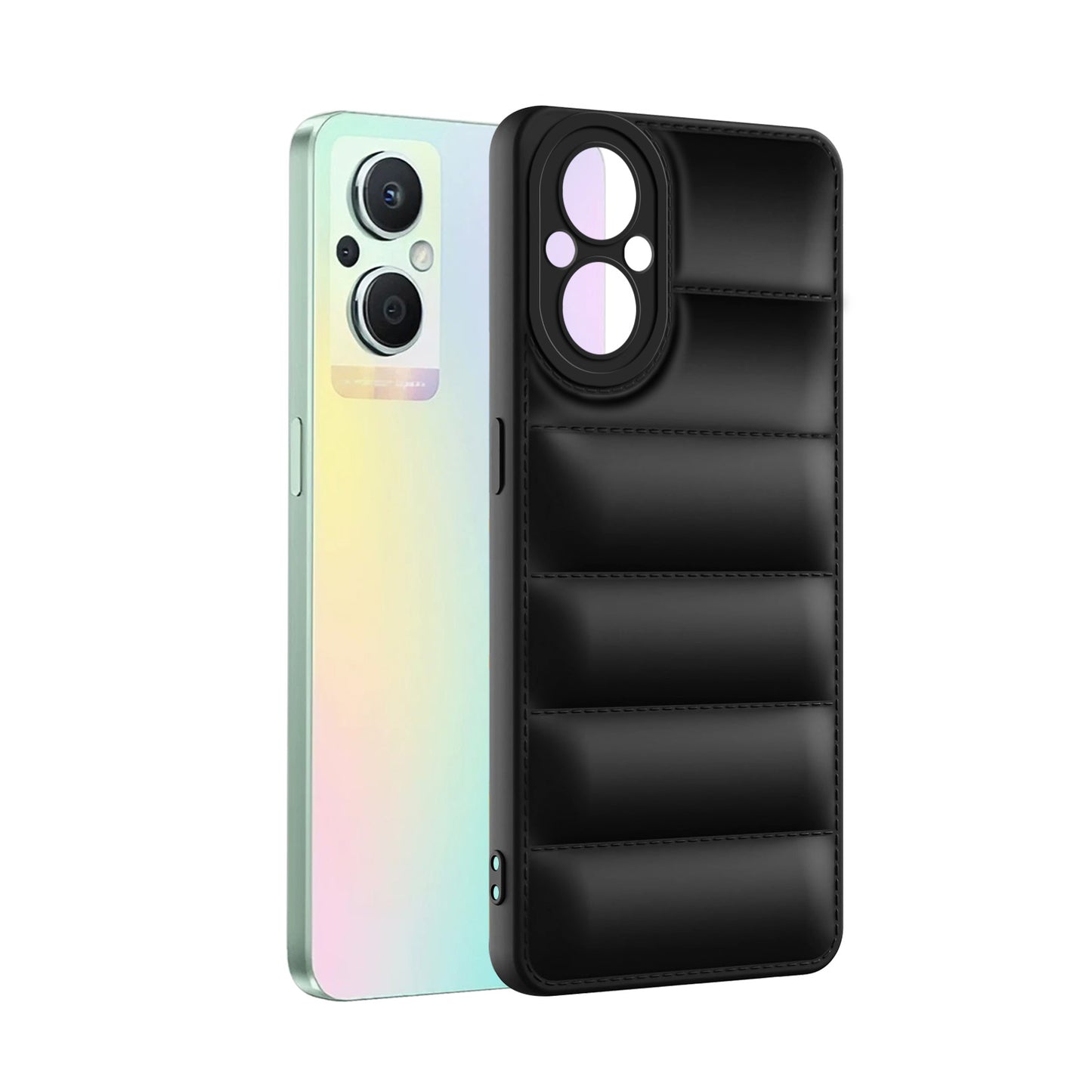 Puffer Back Cover for Oppo F21 Pro 5G