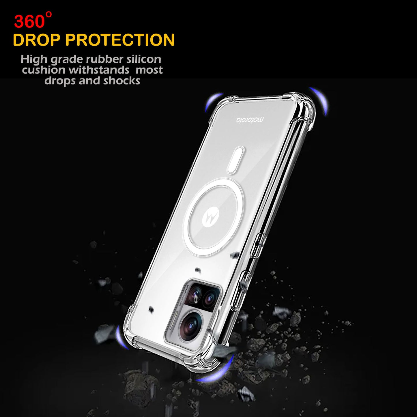 Magsafe Back Cover for Motorola Moto Edge 30 Ultra