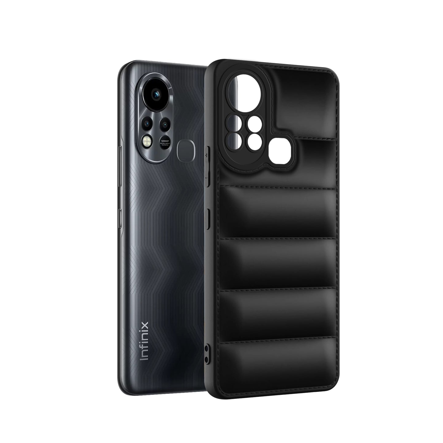 Puffer Back Cover for Infinix Hot 11s