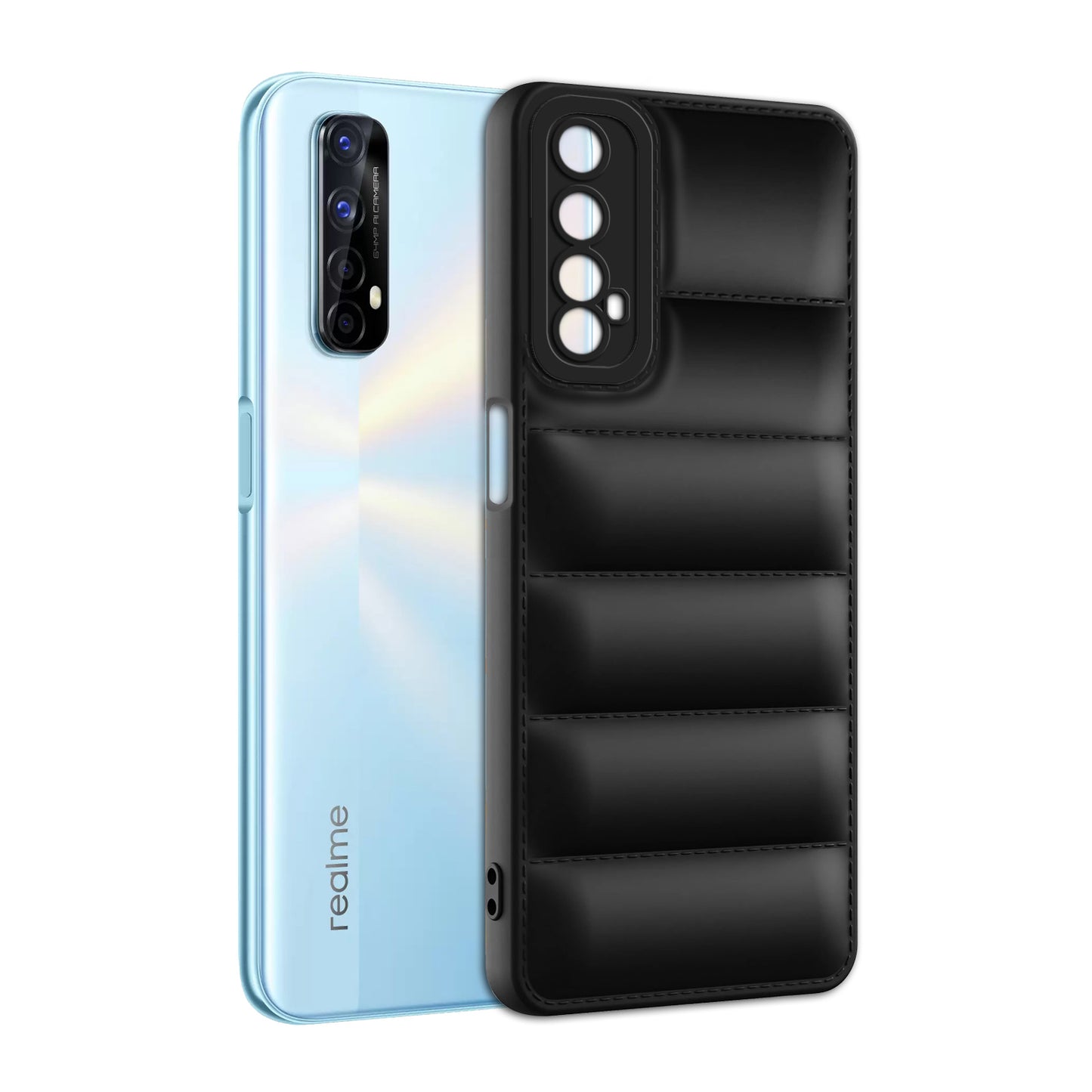 Puffer Back Cover for Realme 7