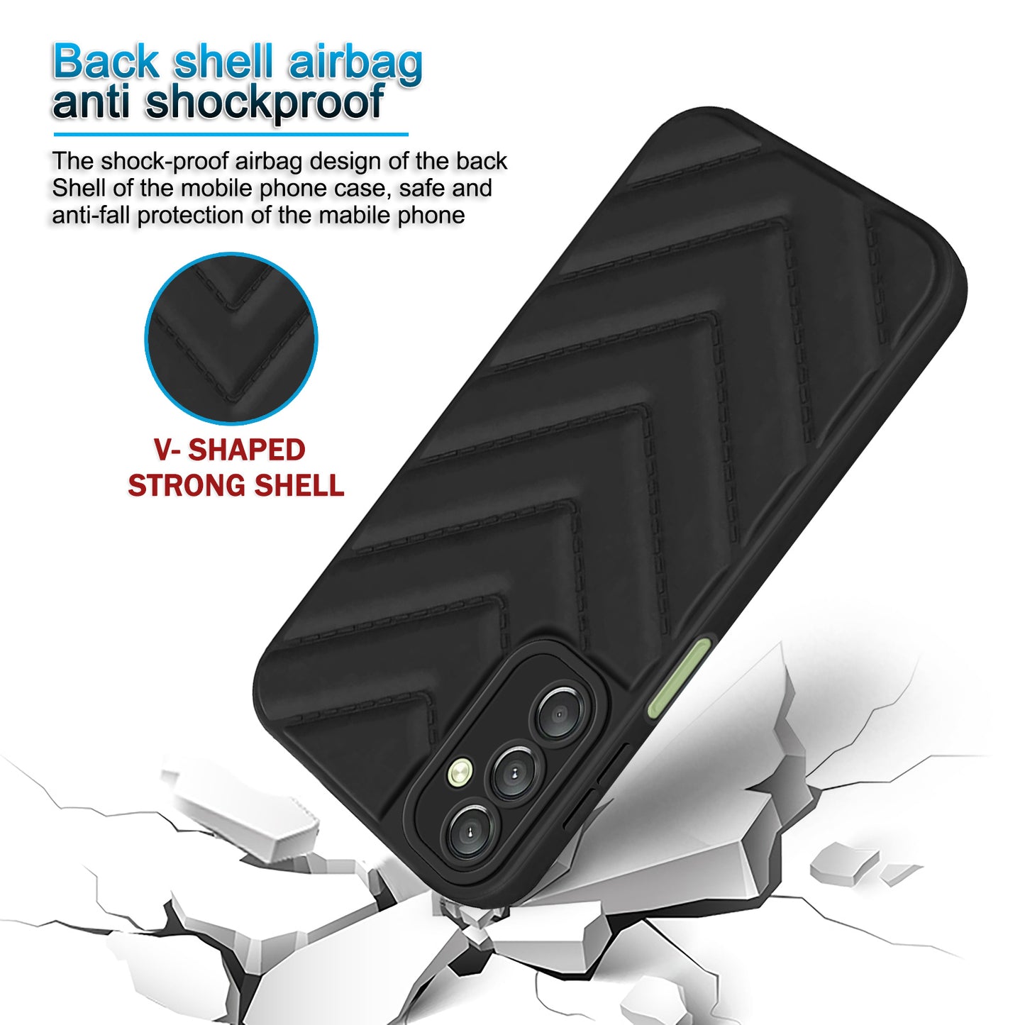 Wave Cushioned Back Cover for Samsung Galaxy A24