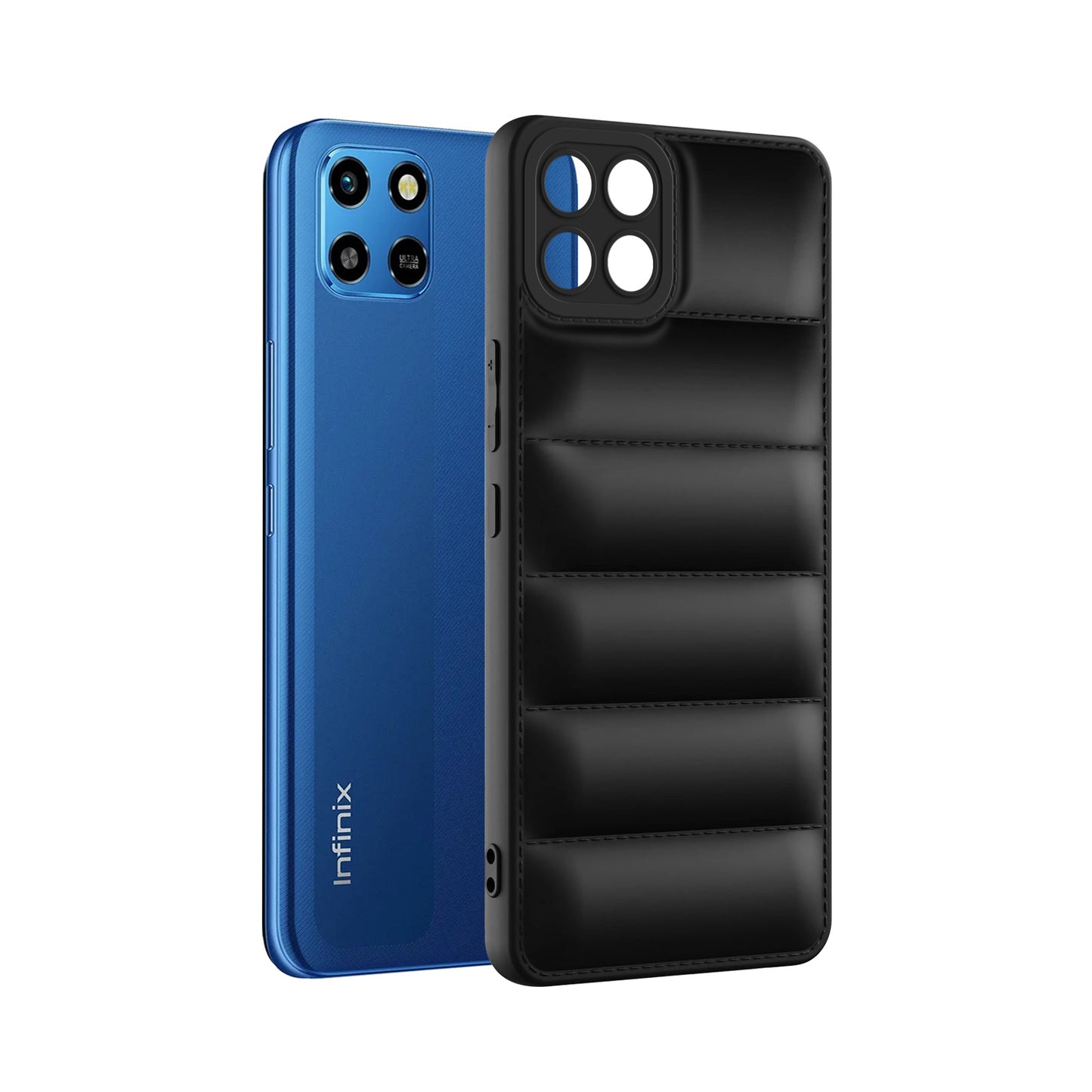 Puffer Back Cover for Infinix Smart 6 HD