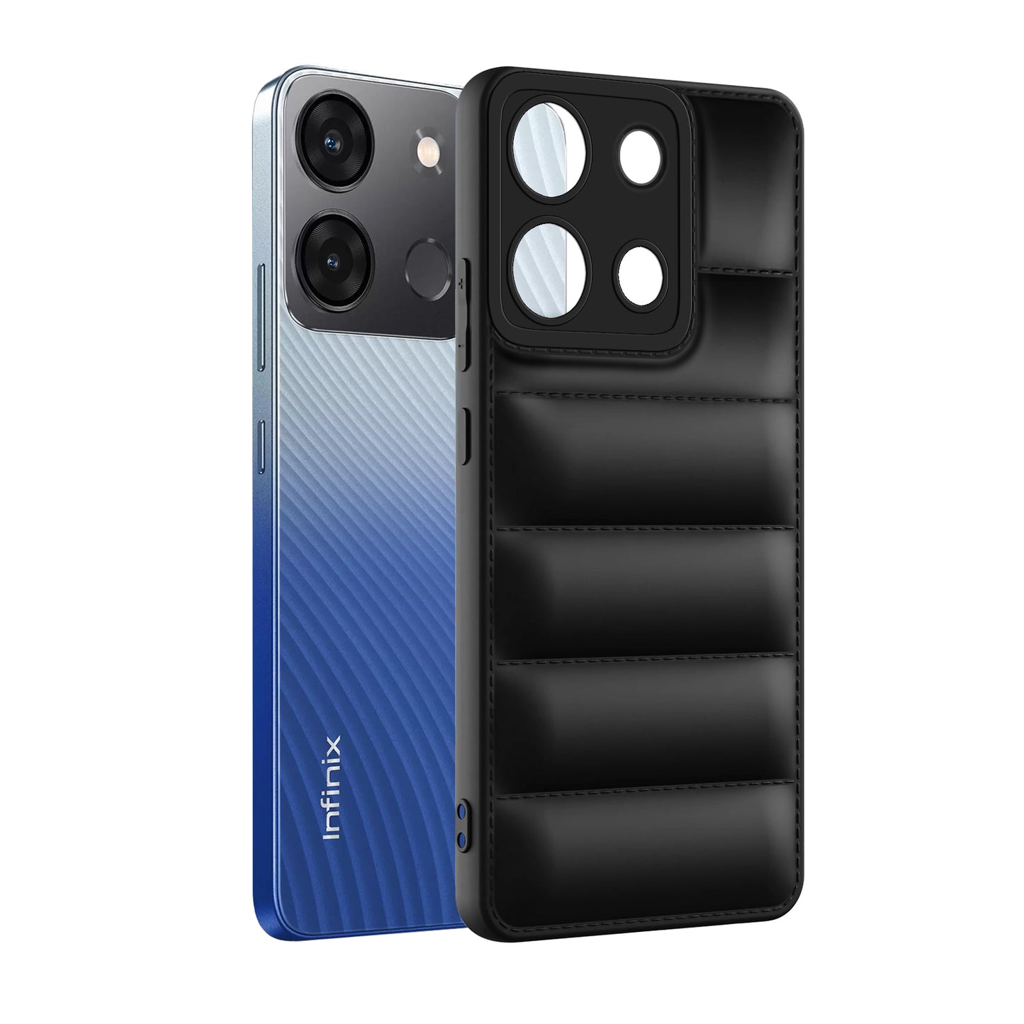 Puffer Back Cover for Infinix Smart 7