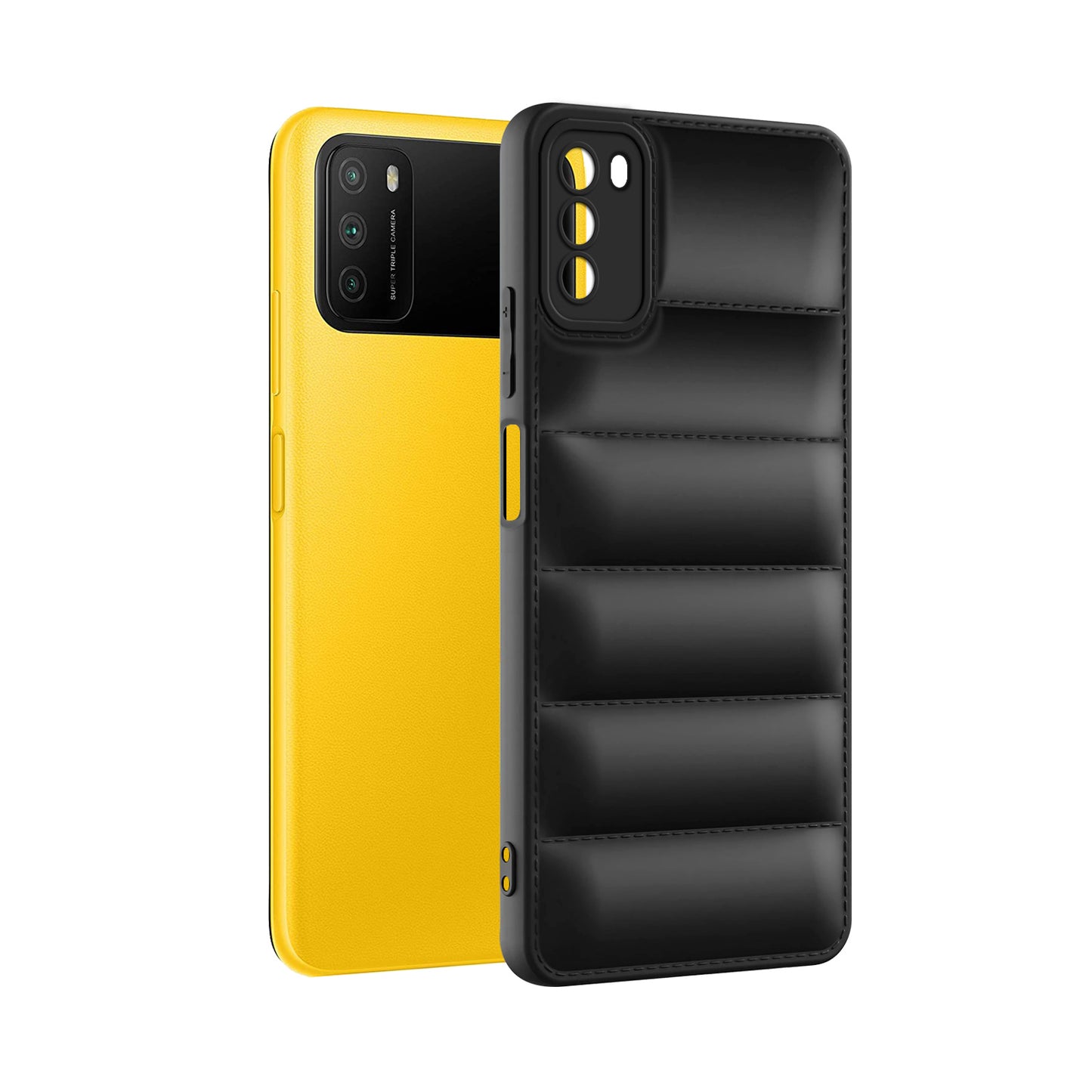 Puffer Back Cover for Poco M3