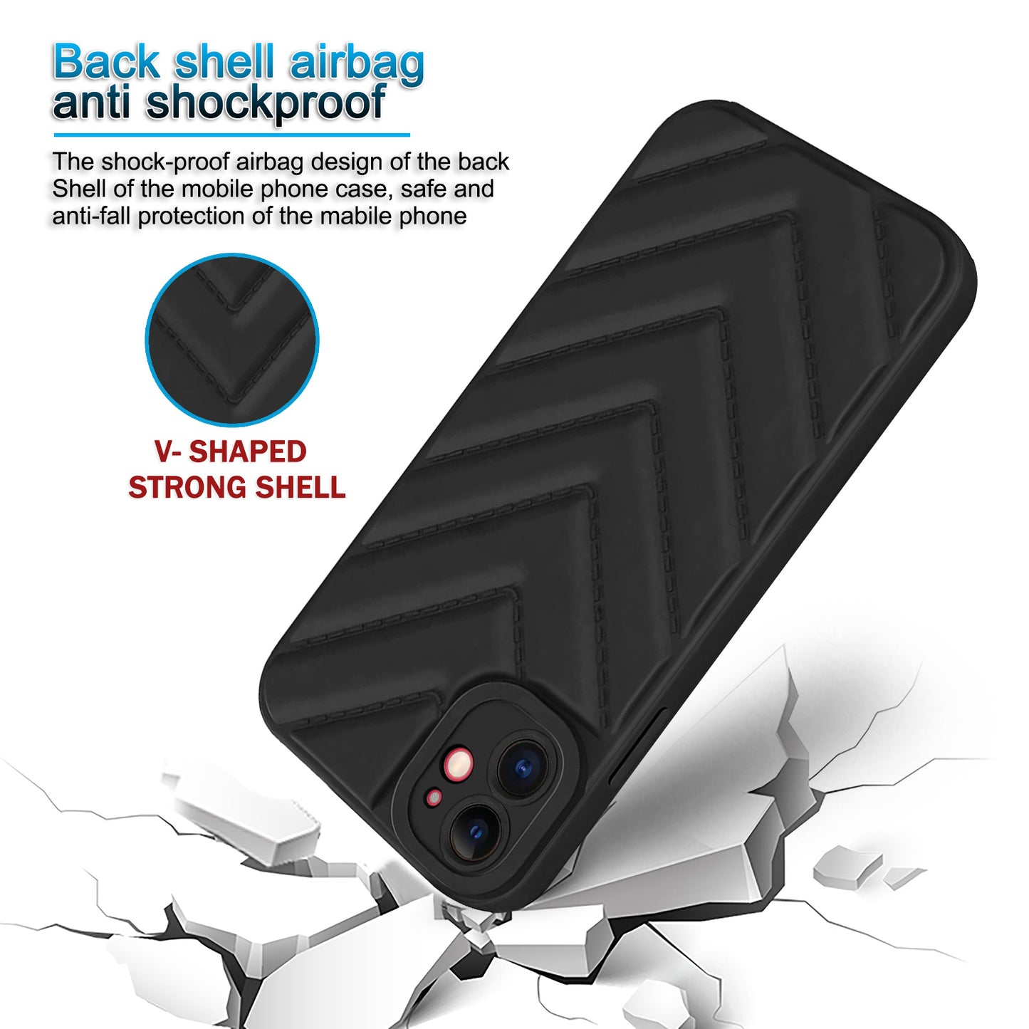 Wave Cushioned Back Cover for Apple iPhone 11