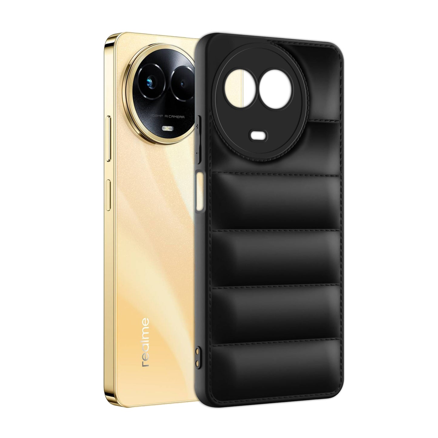 Puffer Back Cover for Realme 11 5G