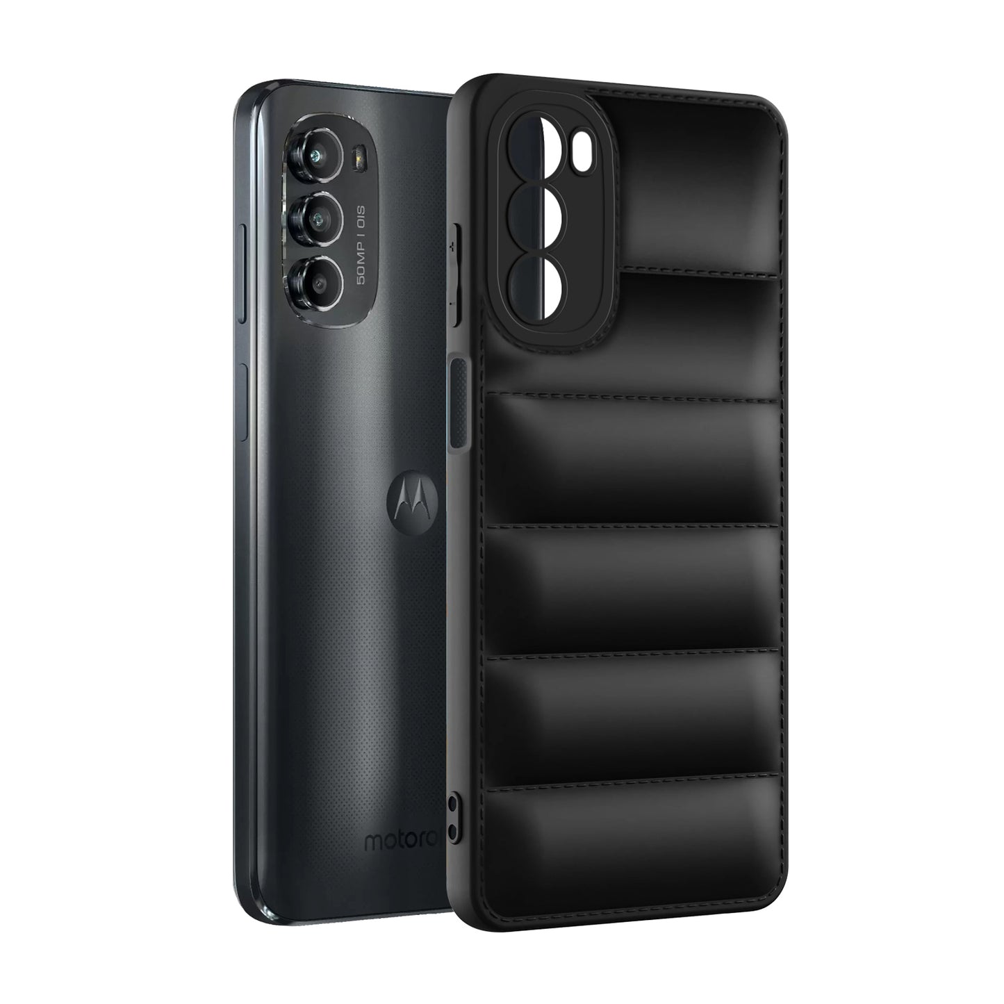 Puffer Back Cover for Motorola Moto G82