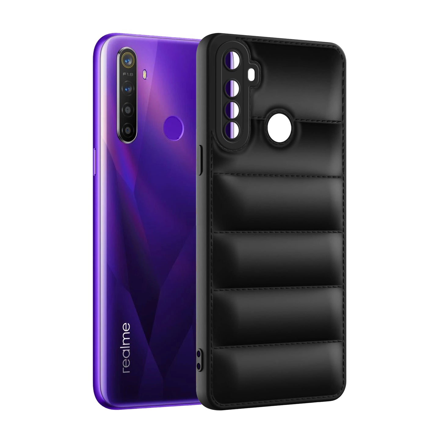 Puffer Back Cover for Realme 5