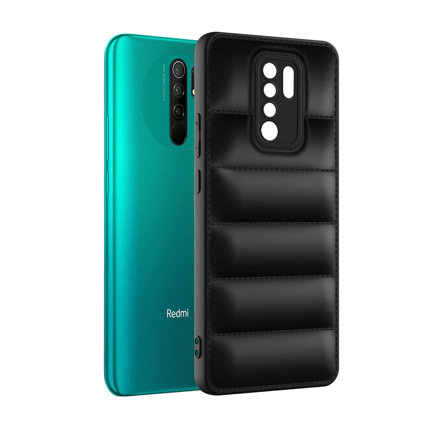 Puffer Back Cover for Redmi 9 Prime