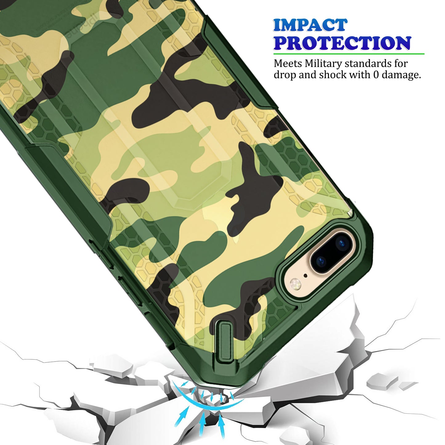 Heavy Duty Honey Comb Design For Apple iPhone 8 Plus