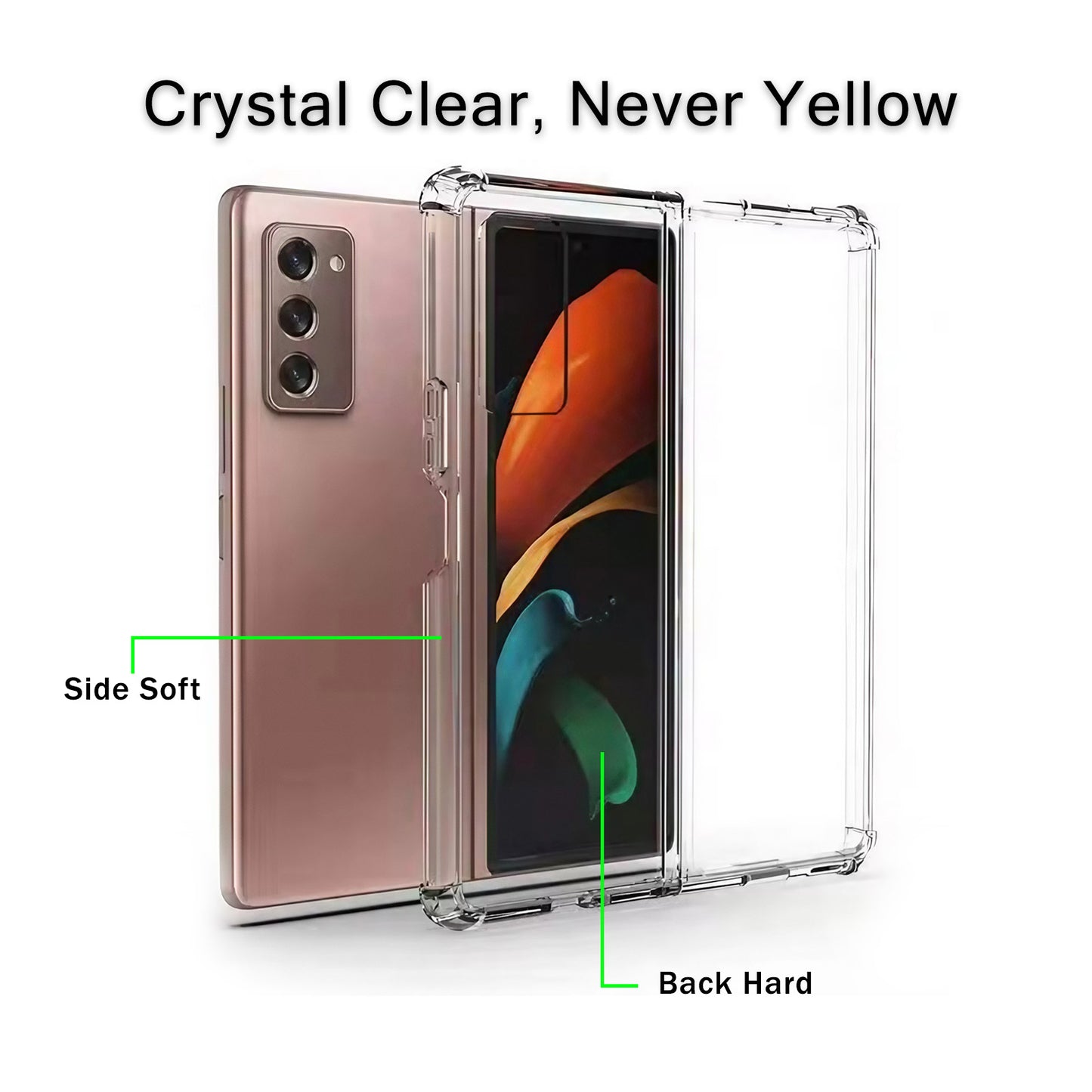 Antishock Clear Case For Samsung Galaxy Fold 2