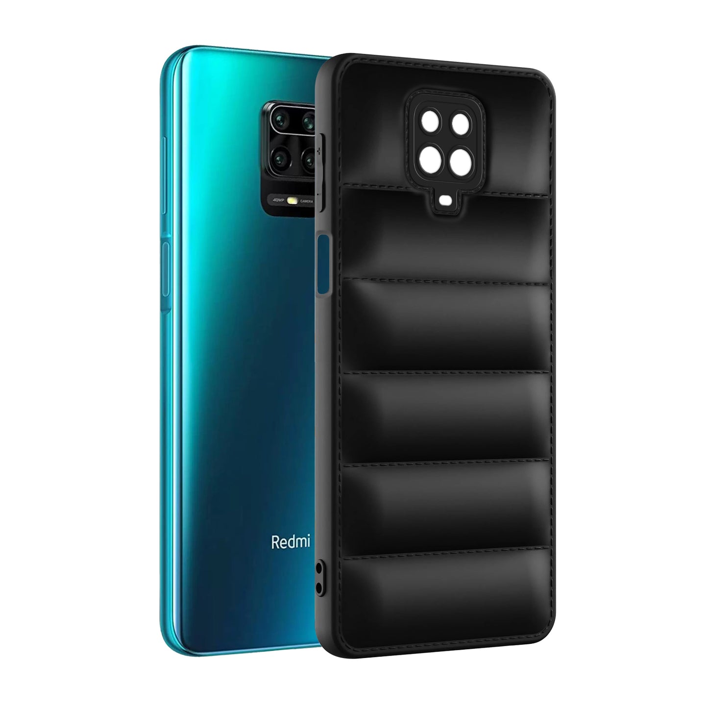 Puffer Back Cover for Redmi Note 9 Pro