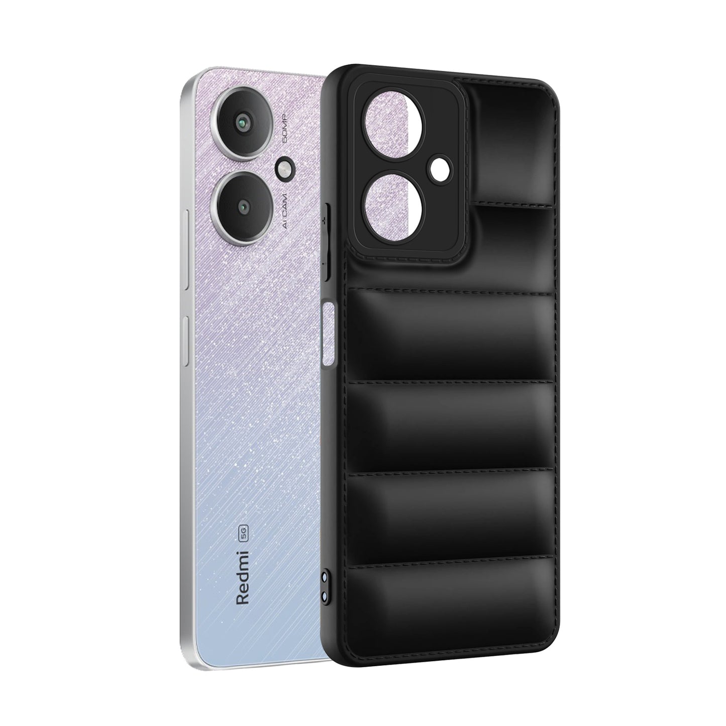 Puffer Back Cover for Redmi 13C 5G