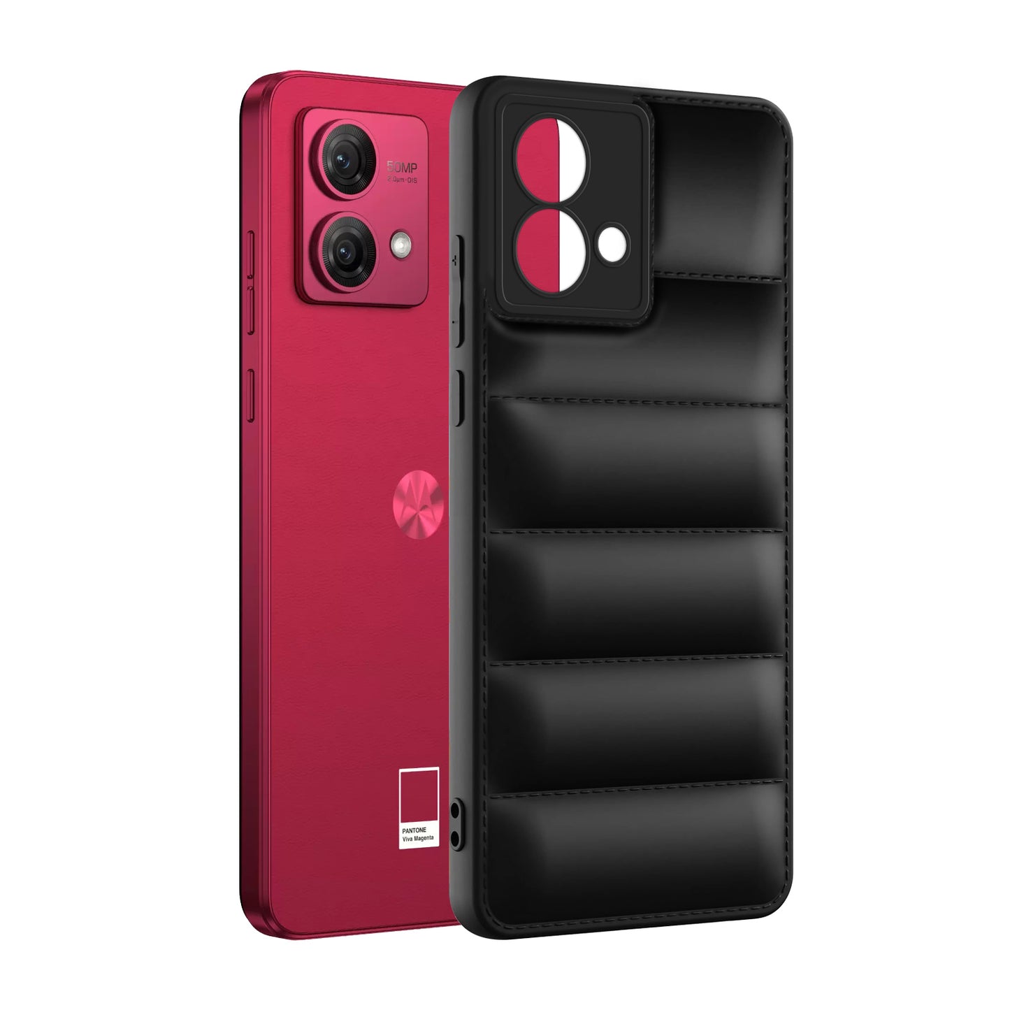 Puffer Back Cover for Motorola Moto G84