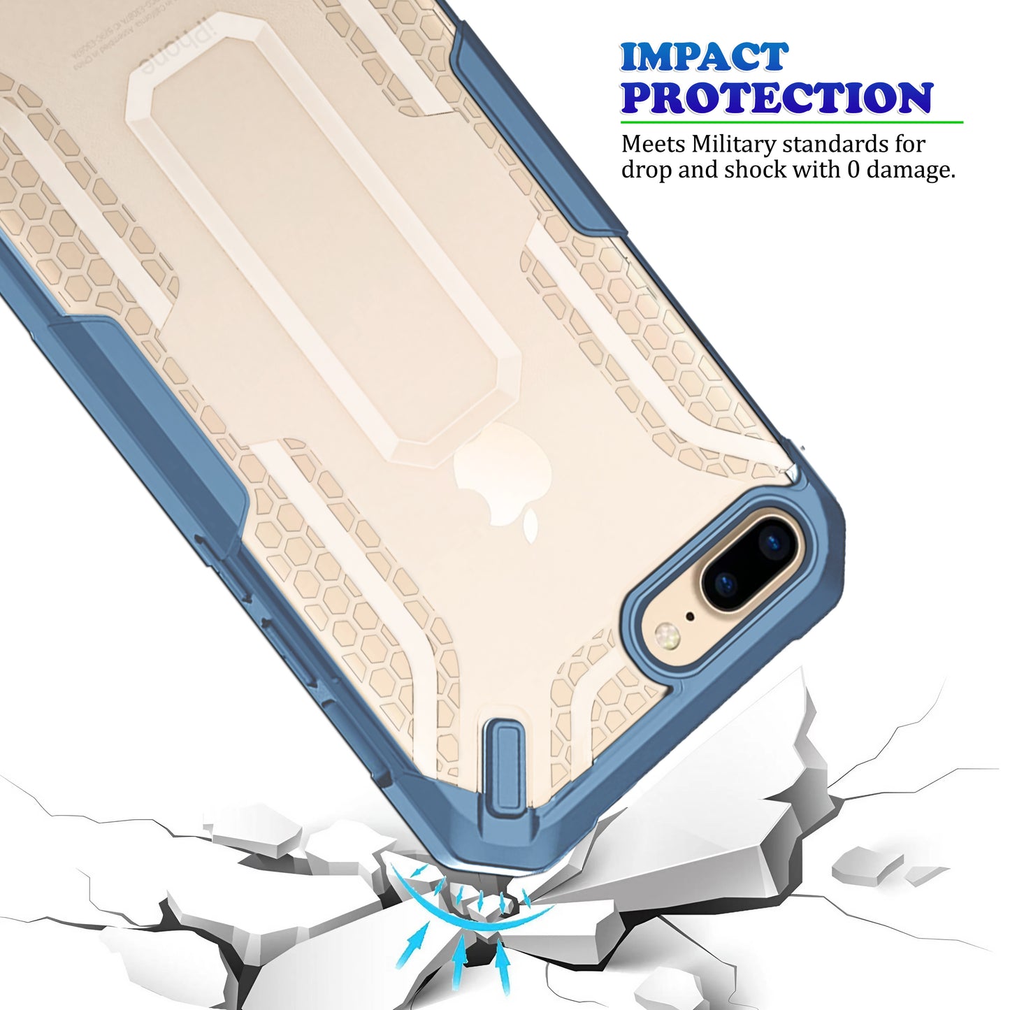 Heavy Duty Honey Comb Design For Apple iPhone 8 Plus