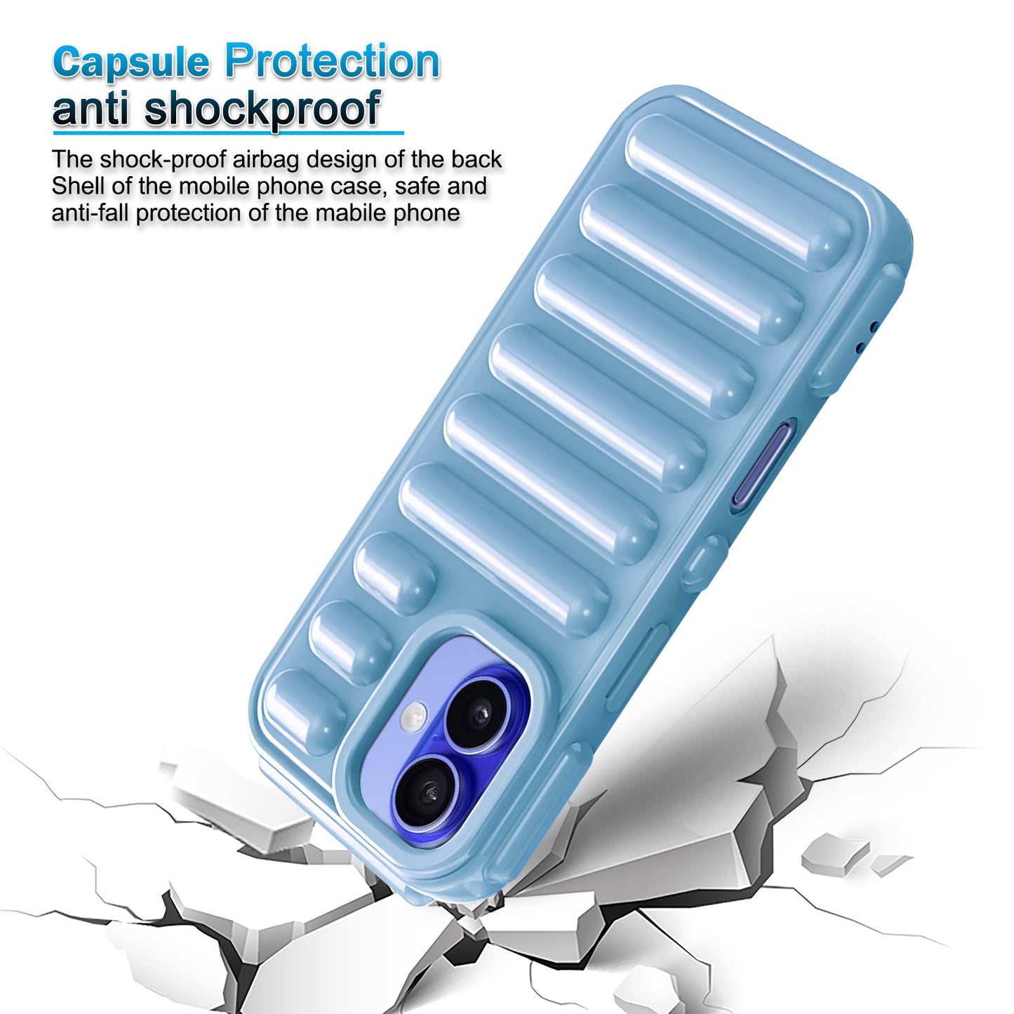 Capsule Design Case For Apple iPhone 16