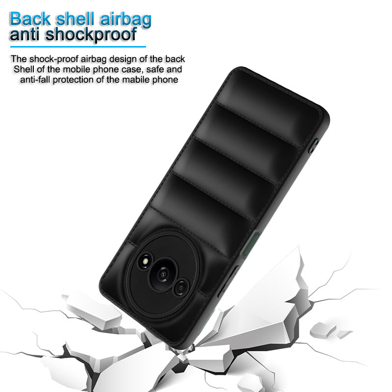 Puffer Back Cover for Redmi A3 2024