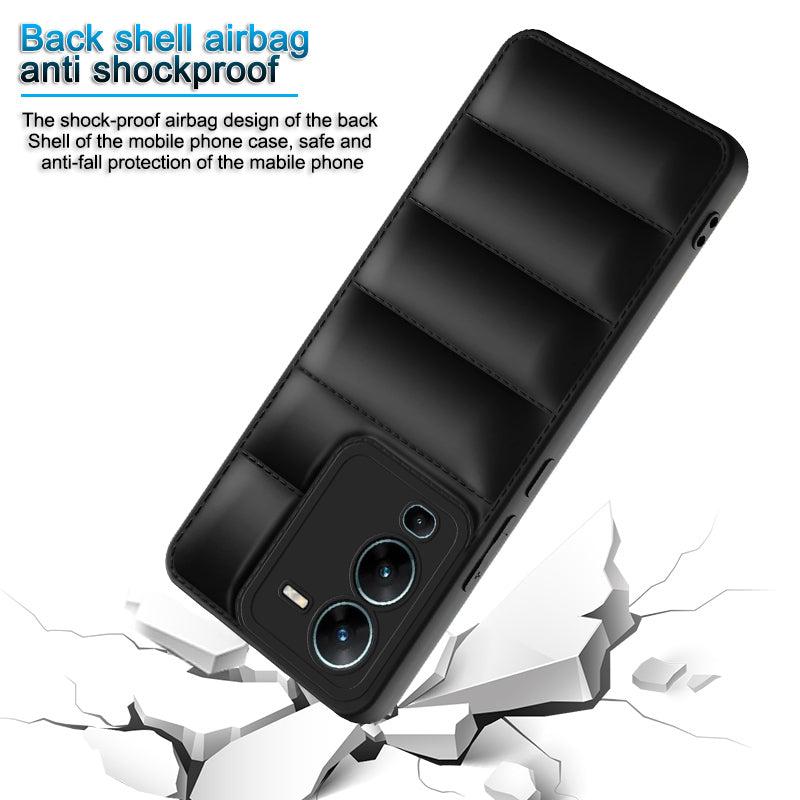 Puffer Back Cover for Vivo V25 Pro