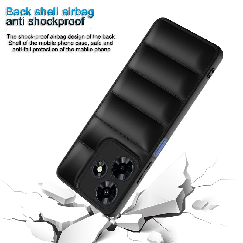 Puffer Back Cover for Infinix Hot 30