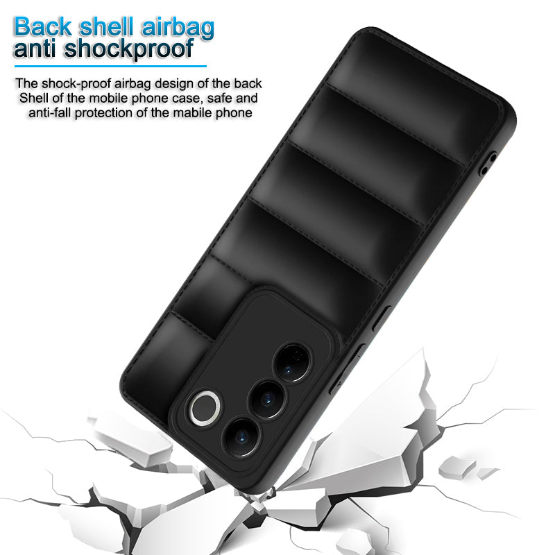 Puffer Back Cover for Vivo V27 Pro