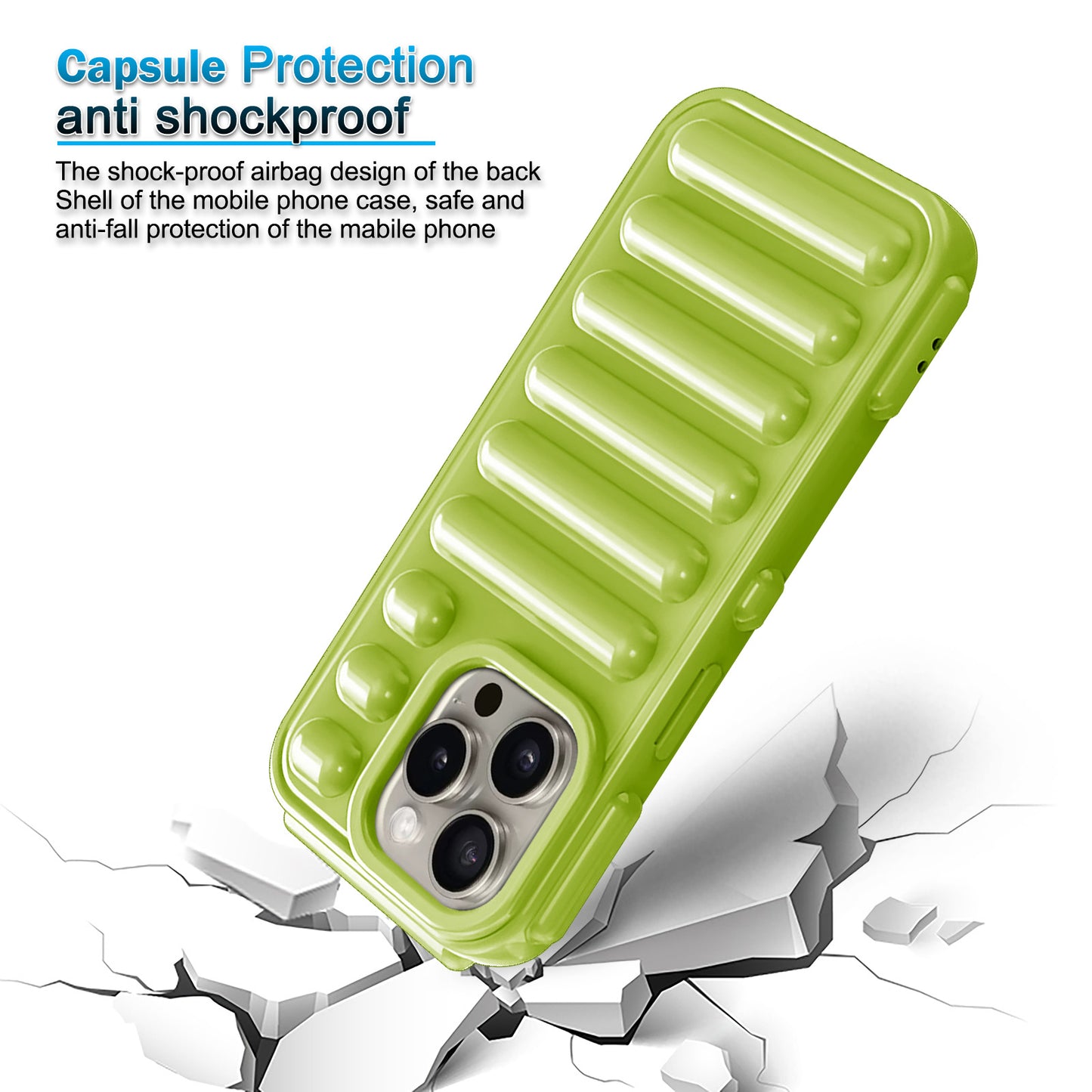 Capsule Design Case For Apple iPhone 15 Pro