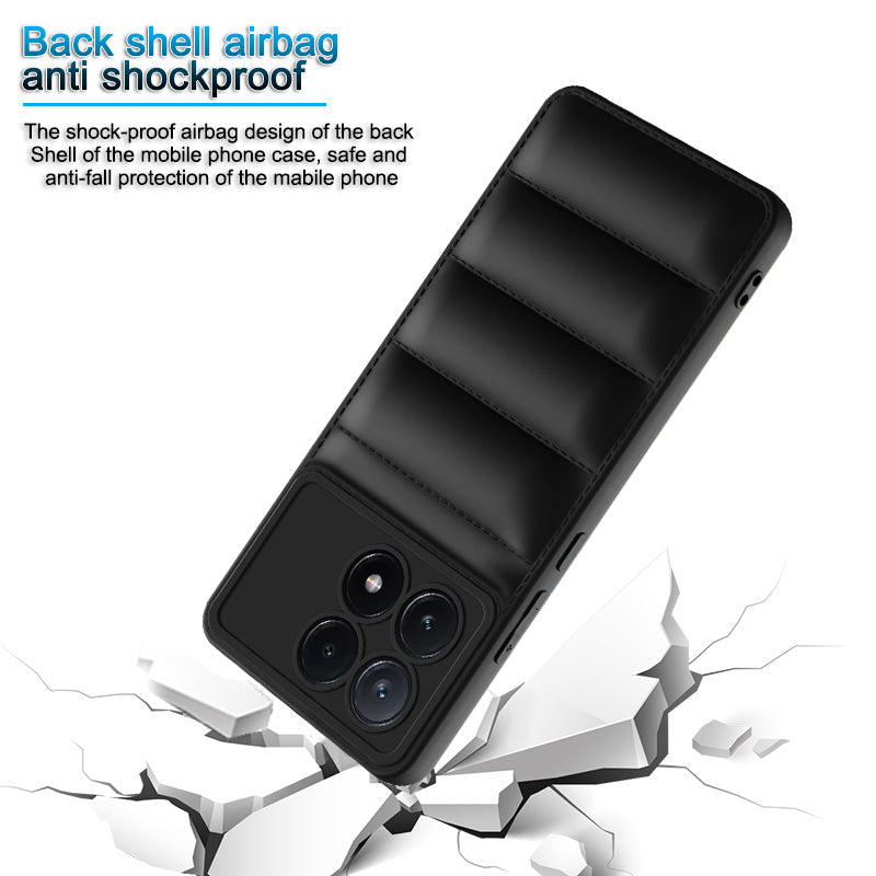 Puffer Back Cover for Poco X6 Pro