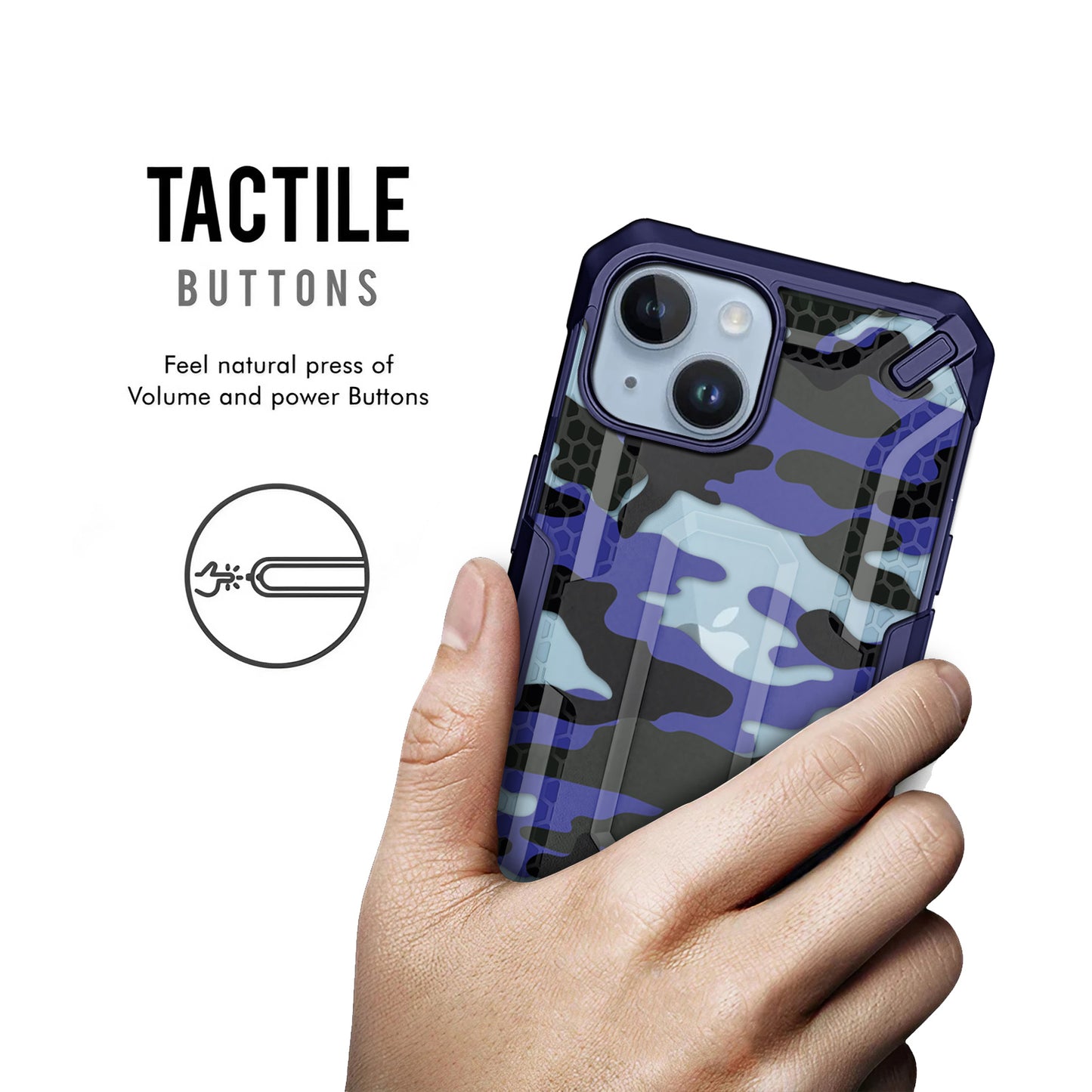 Heavy Duty Honey Comb Design For Apple iPhone 14 Plus