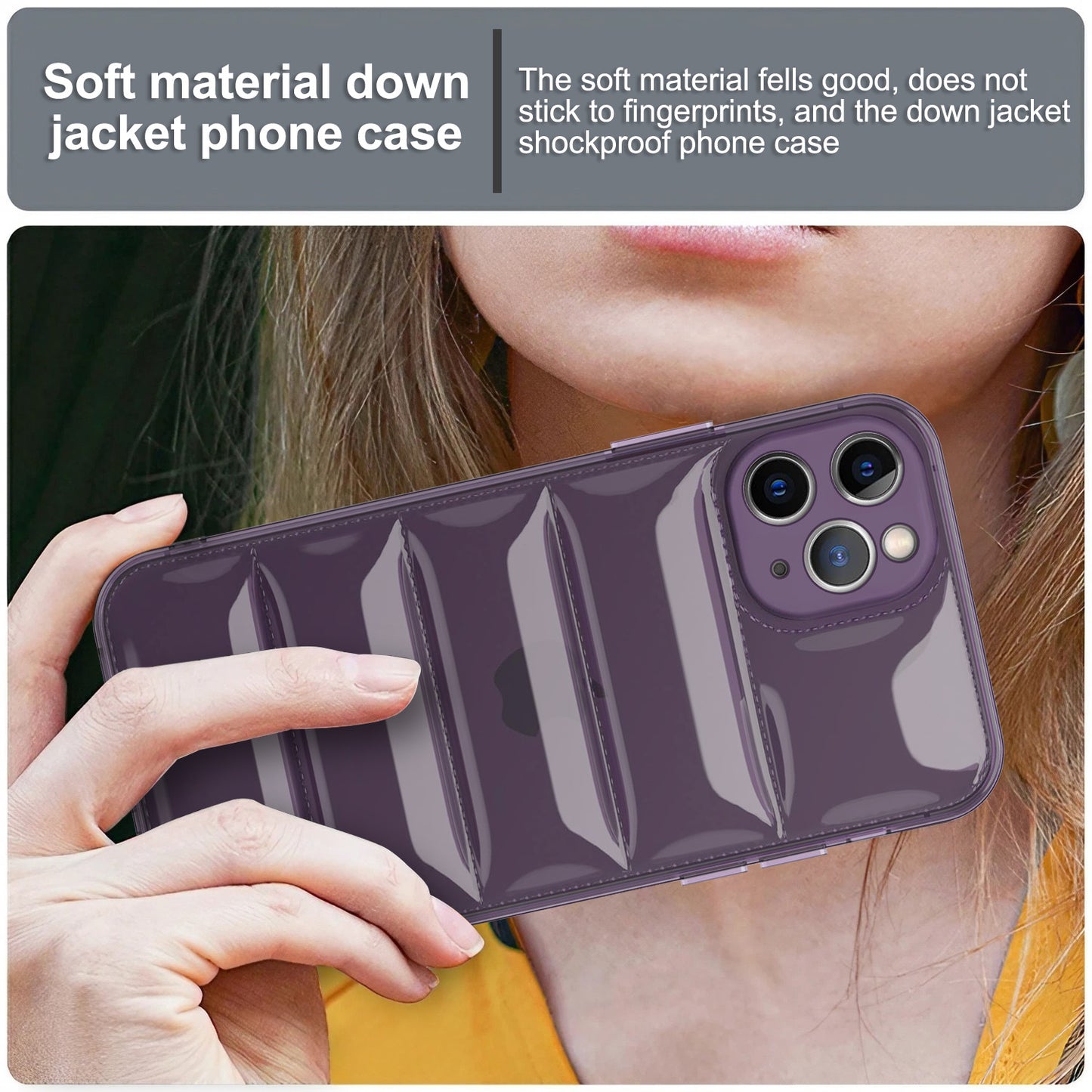 Ultra-Thin Transparent Puffer Back Cover for Apple iPhone 11 Pro