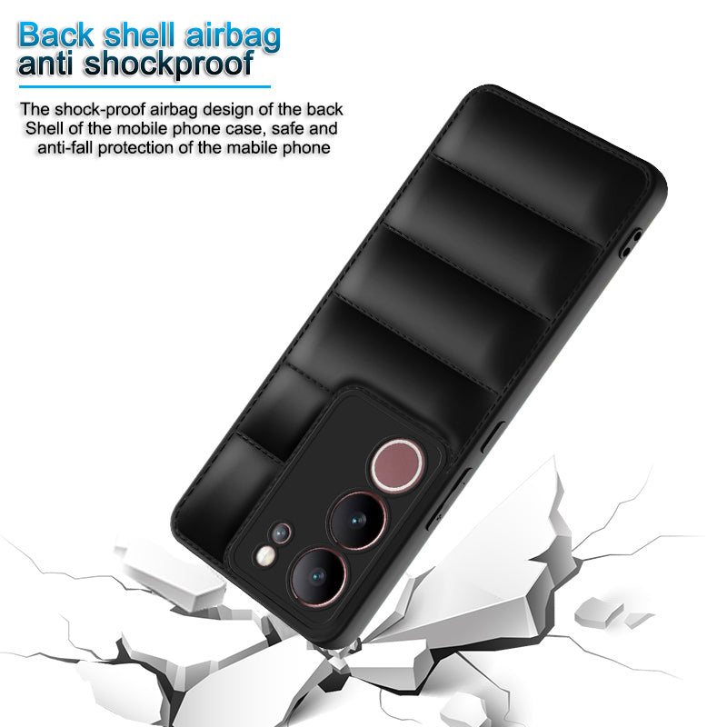 Puffer Back Cover for Vivo V29 Pro