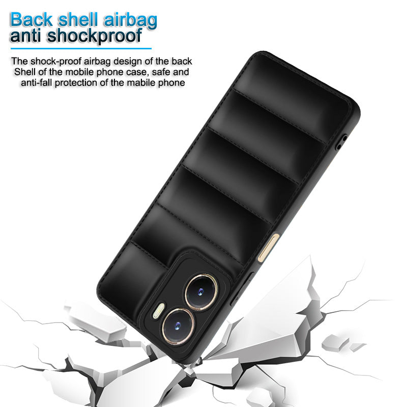 Puffer Back Cover for Vivo T2x