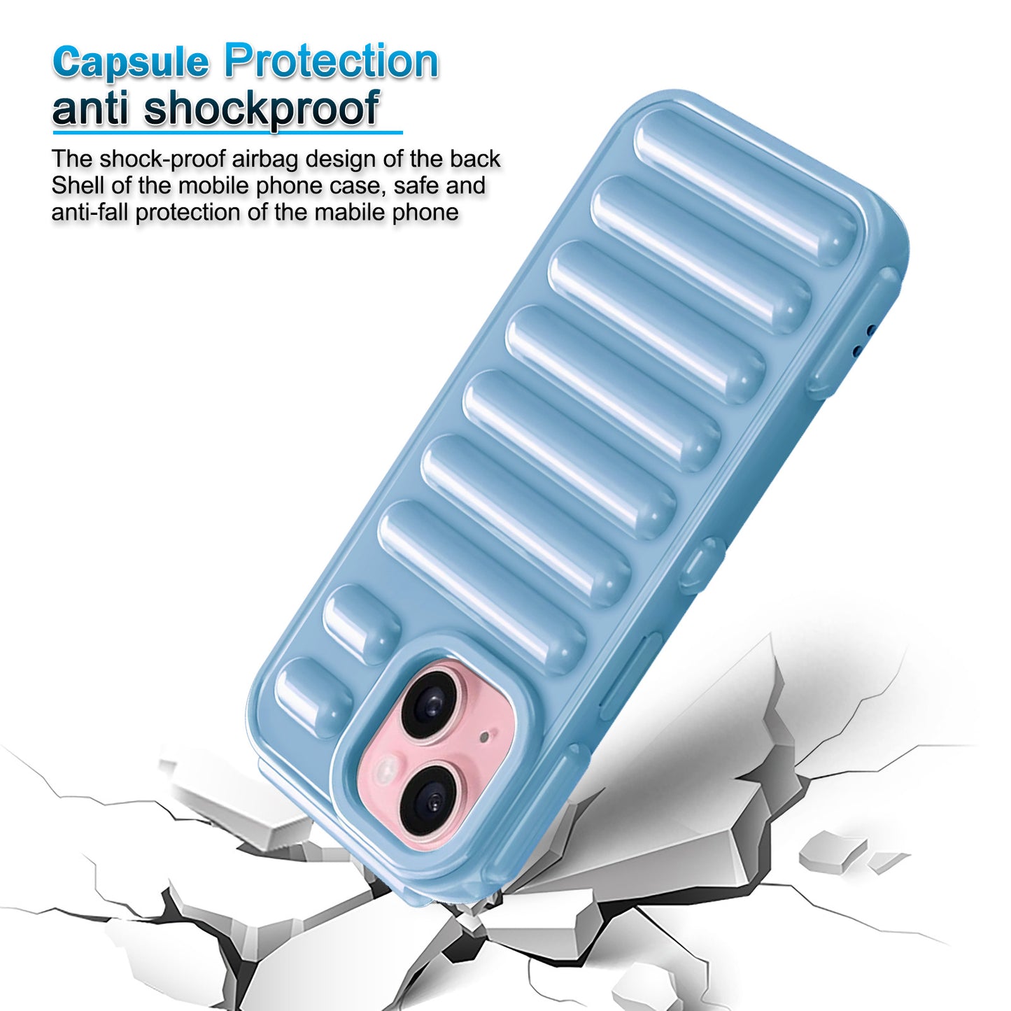 Capsule Design Case For Apple iPhone 15 Plus