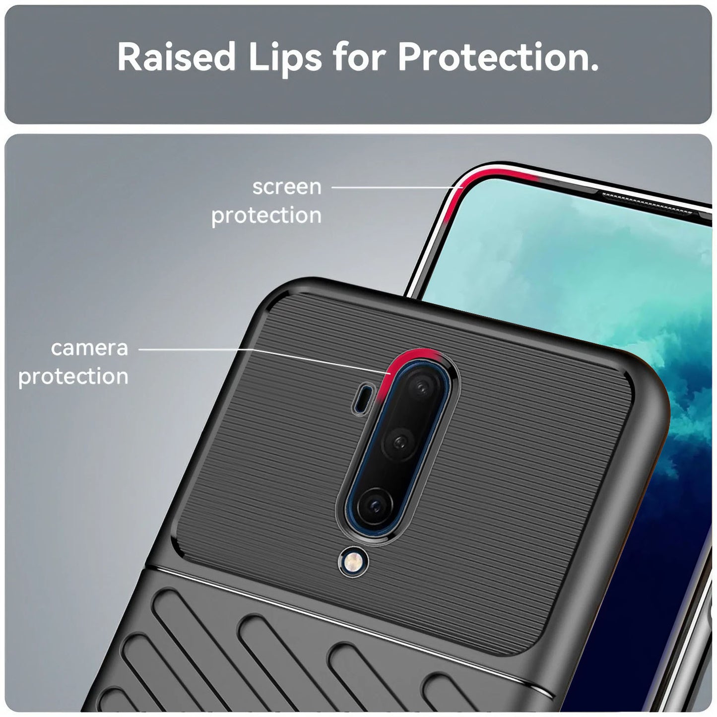 Thunderbolt Back Cover for OnePlus 7T Pro