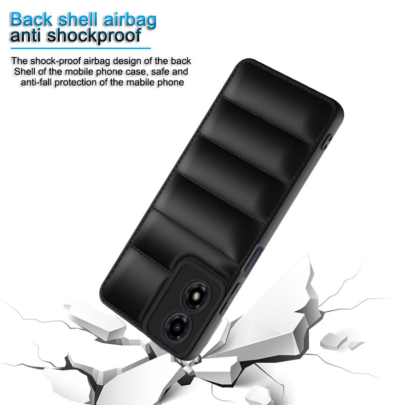 Puffer Back Cover for Motorola Moto G04