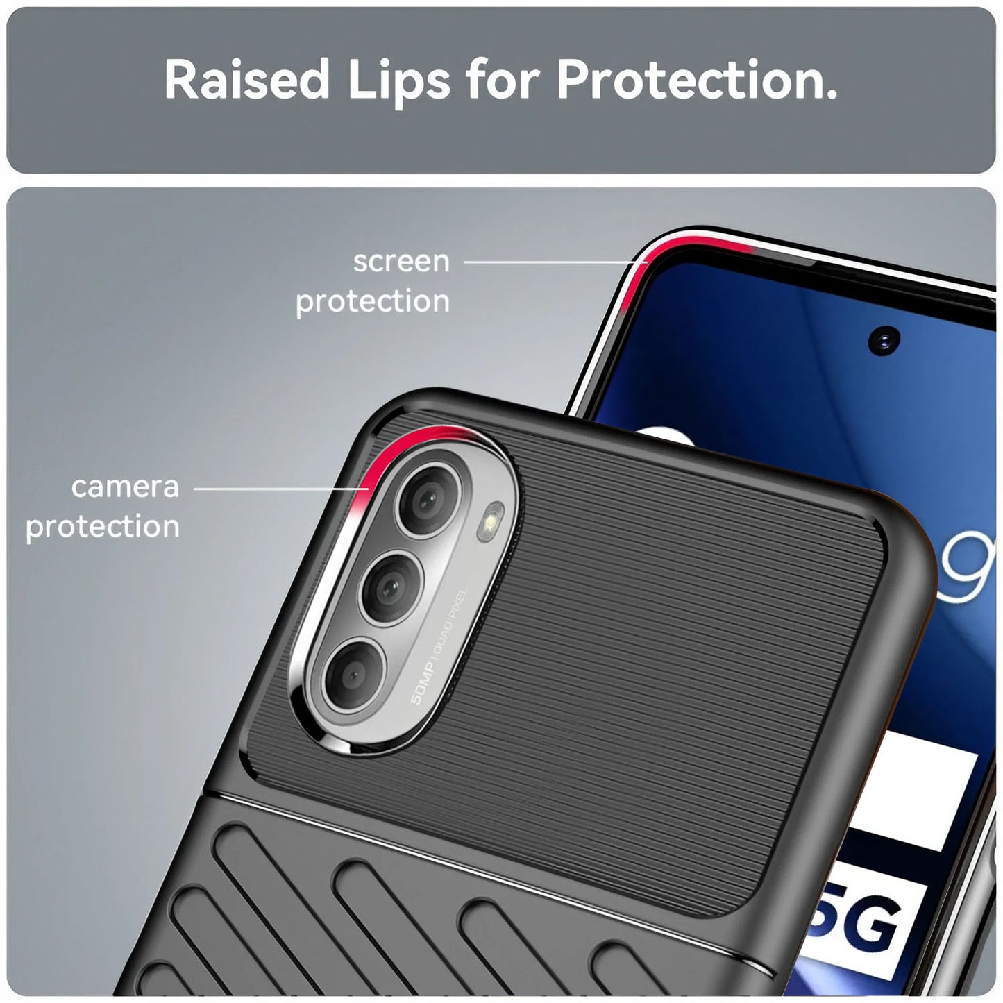 Thunderbolt Back Cover for Motorola Moto G51