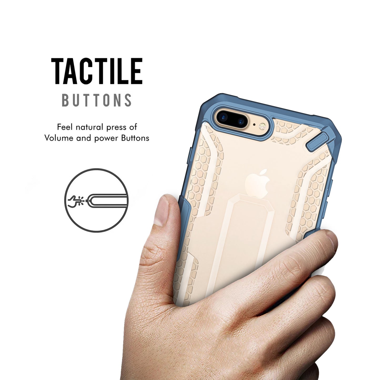 Heavy Duty Honey Comb Design For Apple iPhone 8 Plus