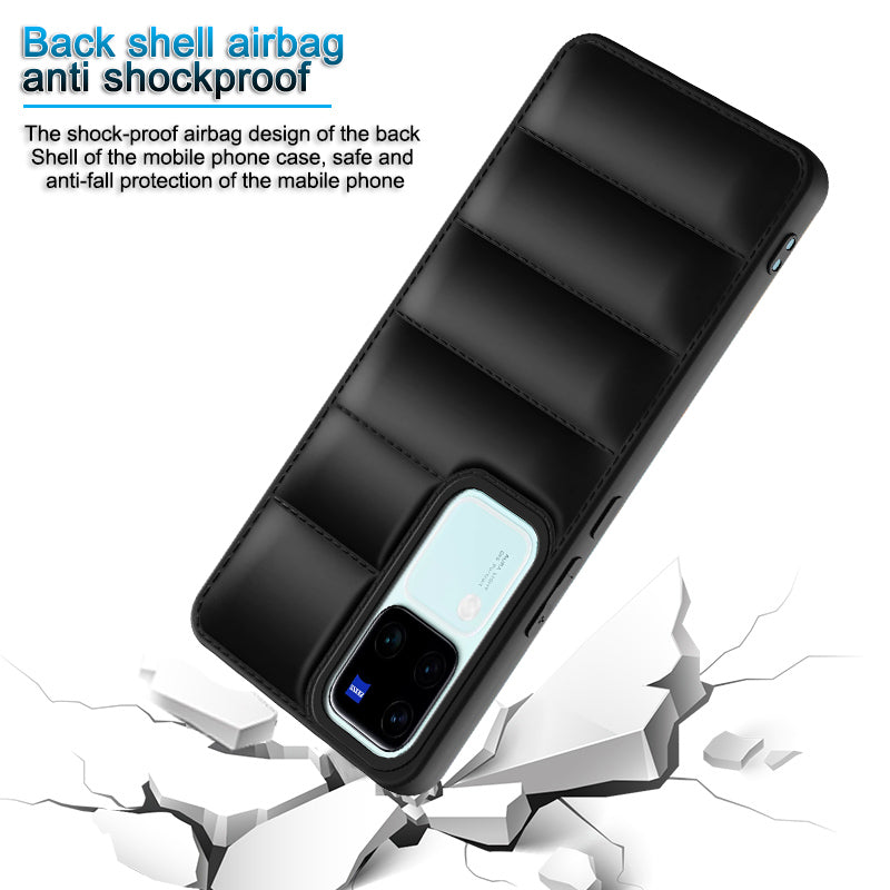 Puffer Back Cover for Vivo V30 Pro