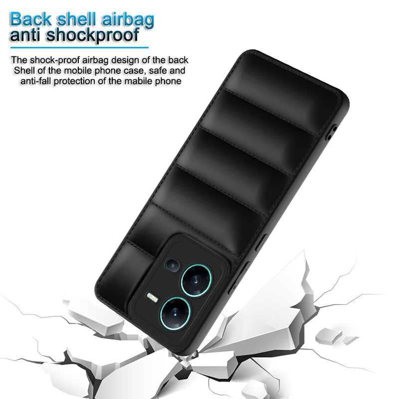Puffer Back Cover for Vivo V25
