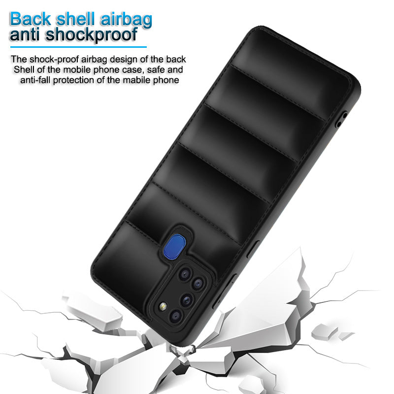 Puffer Back Cover for Samsung Galaxy A21s