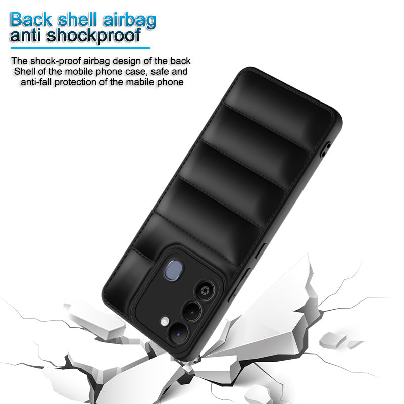 Puffer Back Cover for Tecno Spark 9