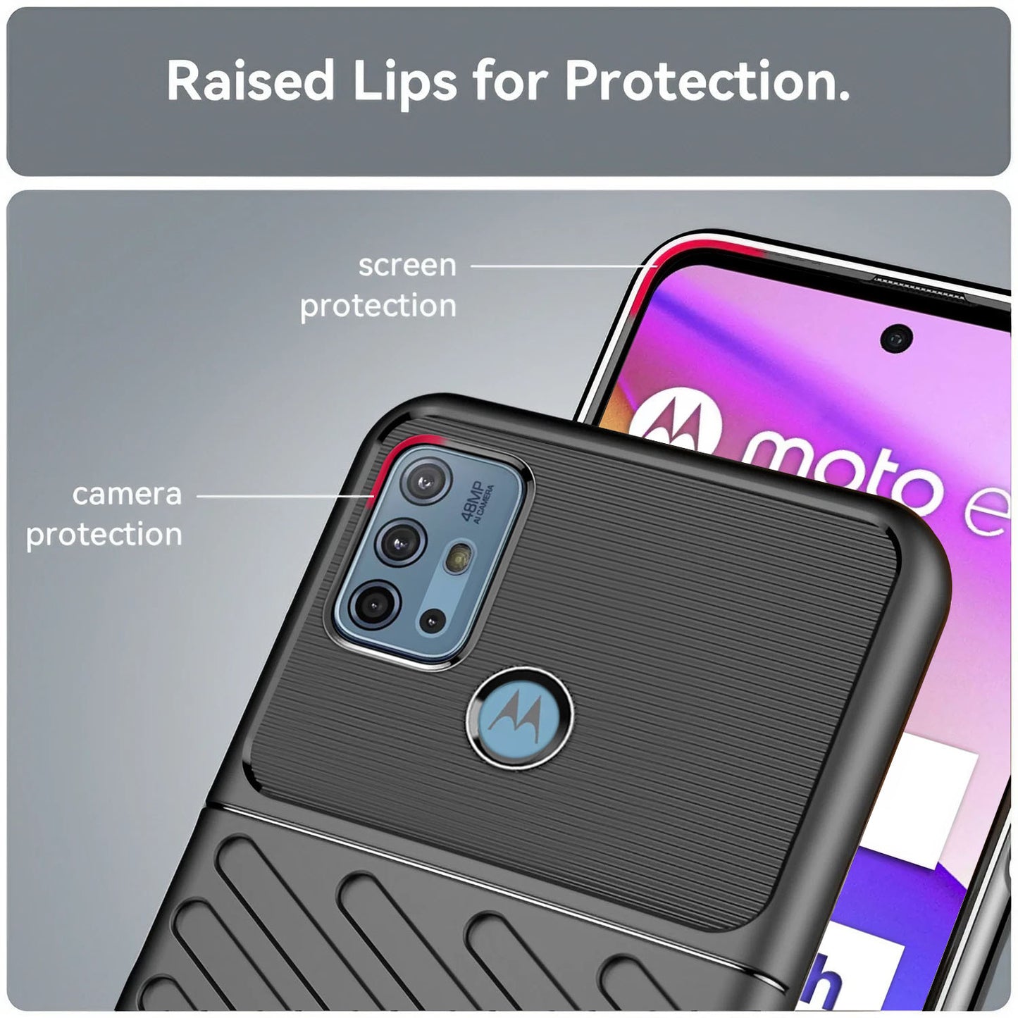 Thunderbolt Back Cover for Motorola Moto G10 Power