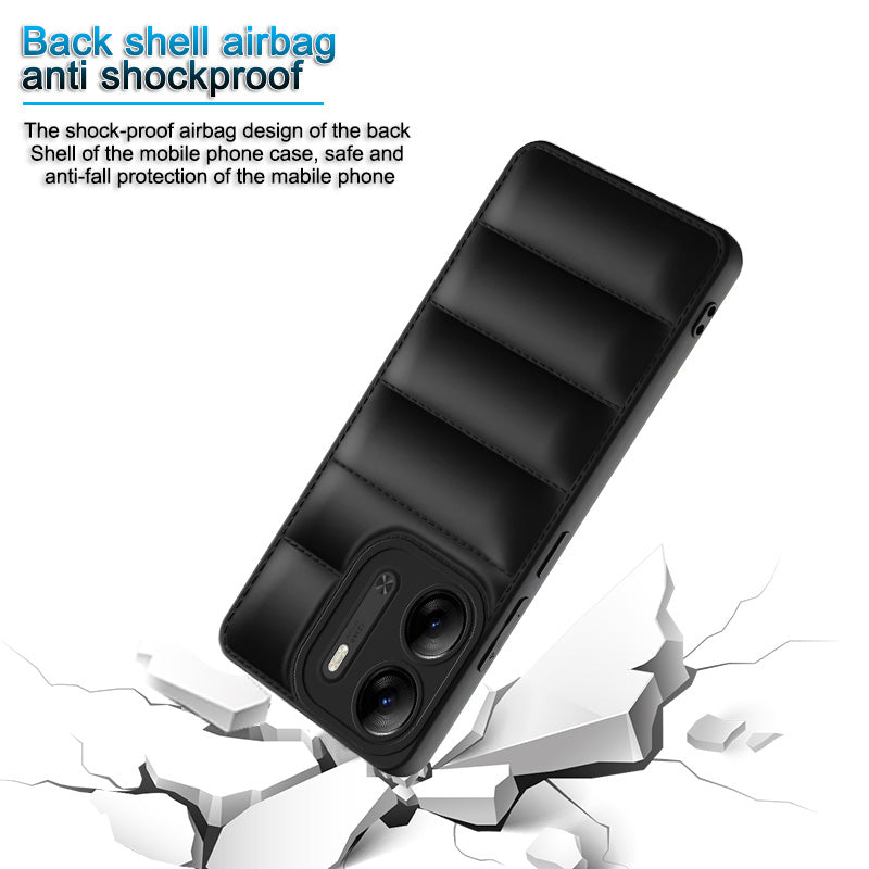 Puffer Back Cover for Tecno Pop 7 Pro